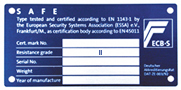 EN_1143-1 Class4 Safe Card