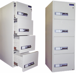 Fireproof Card File Cabinets/Drawers - PPK DSF Series
