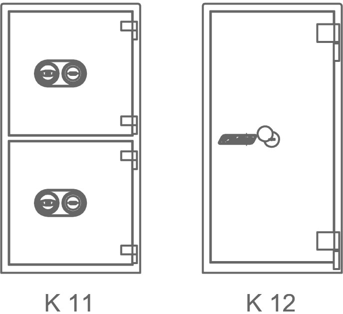 К11 & К12 Series Safes Sketches