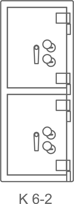 Security Double Safe - K6 Series Sketch